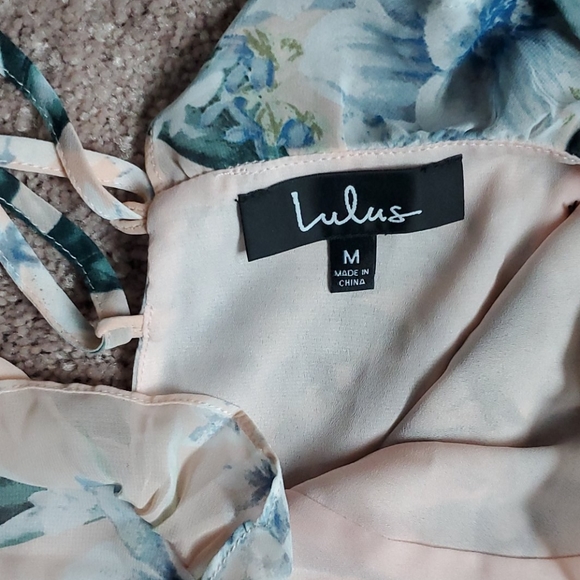 NWT Sunrise Journey Blush Pink Floral Print Ruffle - Picture 7 of 7